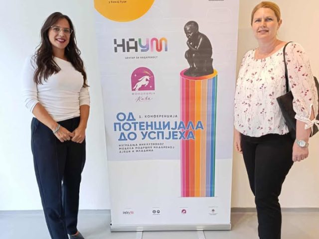 Конференција „Од потенцијала до успјеха – изградња инклузивног модела подршке надареној…