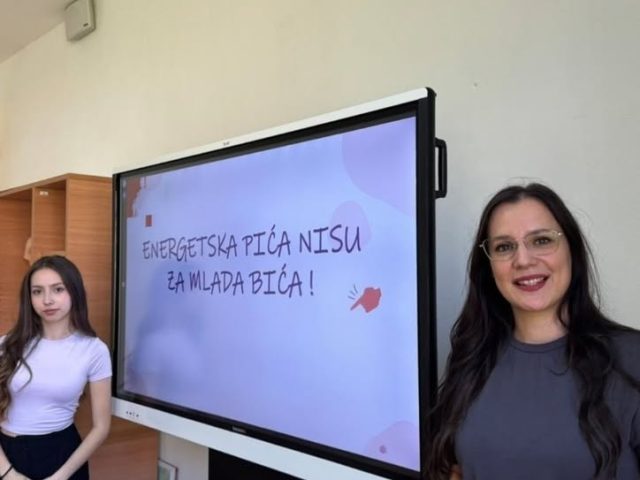 Вршњачка едукација о штетности енергетских пића